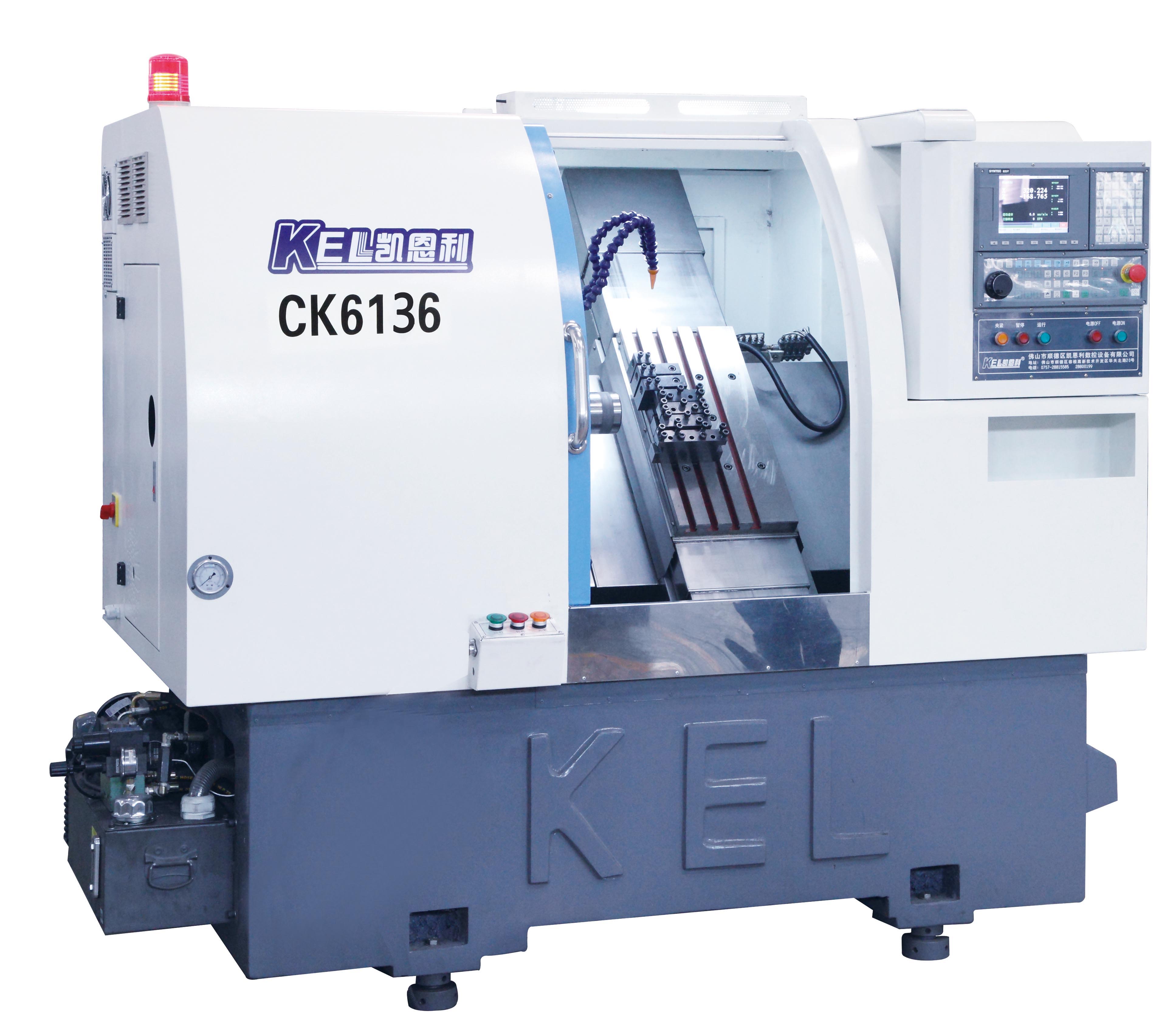 CK6136D ∠45斜床身排刀式 數控車(chē)床（高配置 排刀機）